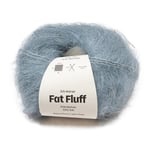 Mohair Silk Fat Fluff 25 gr Rainy Picnick grey A778 Adlibris