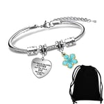 WXNPA Bracelets pour Amitié Cadeau Meilleure Amie Cadeau Amie Anniversaire Bracelet Amie Bracelet pour Amie Meilleure Amie Cadeau Cadeau Femme Amie Bracelet Femme Cadeau Noel Amie