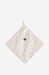 Lexington - Grytlapp Icons Cotton Herringbone Striped Potholder - Beige