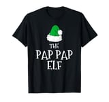 Family The Pap-Pap Elf Christmas Matching Pajama PapPap T-Shirt