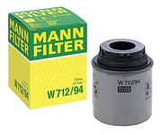 MANN-FILTER W 712/94 Oil Filter - CARS + TRANSPORTERS, Black