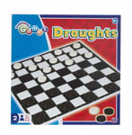 Draughts Checkers Board Game Family Kids Traditional Folding Board Game Play UK