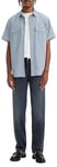 Levi's Men's 501 Original Fit Jeans, Blue Black Stretch, 33W / 30L