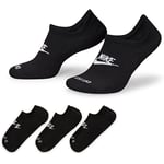 NIKE Unisex Everyday Plus Cushioned Socks L White/Black