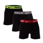 Nike Mens 3 Pack of Boxer Briefs in Black material_polyester - Size Medium