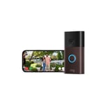 Nouvelle Ring sonnette vidéo sans fil (Battery Video Doorbell) avec vidéo HD en plan moyen | Installation facile (5 min) par soi-même | avec batterie intégrée I Essai Ring Home gratuit 30 j.