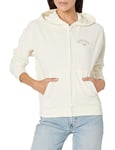 Emporio Armani Women's Full Zip Jacket Ribbed Velour, Pale Cream, S (Pack of 2)