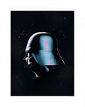 Komar Poster d'Art Mural, 40cm x 50cm, Star Wars Casque Classique Vader