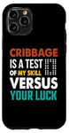 Coque pour iPhone 11 Pro Cribbage Lover Cribbage Jeu de société Champion Cribbage