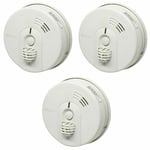 3 x Kidde Firex KF30 Heat Alarm Mains / 9V Battery Back Up