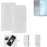 Protective cover for Realme 10 Wallet Case white flipcover flipcase