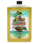 100% Pure Organic Castor Oil Cold Pressed for Hair, Skin Nails Body 250ml Postal