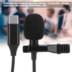 New Live Recording Mic Digital Chip Type C Lavalier Clip On Phone Mic Accessory