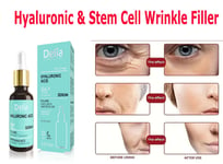 WRINKLE FILLER HYALURONIC ACID & STEM CELL FILLING FACE & NECK SERUM ANTI AGEING