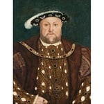 Kunstdruck auf Leinwand, Motiv "After Hans Holbein", der jüngere König Henry VIII