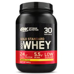 Optimum Nutrition Gold Standard 100% Whey, Poudre de Protéines pour la Construction et la Récupération Musculaire, avec Glutamine et Acides Aminés BCAA Naturels, Crème de Banane, 30 Portions, 900 g