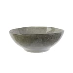 Home Deco Factory KA3758 Bol Grès du Temps Gris Grand Modèle Céramique D19,5 x H7 cm