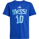 adidas Messi N&N G T-skjorte Barn - Blå - str. 140