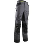 Pantalon - BARU - 60% CO/40% PES 270g/m2 + Stretch + Oxford - Gris/Lime taille L - Coverguard