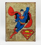 EDICOLA D1825 Accessoires - Métal Plate - Superman - Beige Red Bleu - 1/1