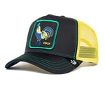 Goorin Bros. Cock Trip Black Yellow Adjustable Trucker Cap