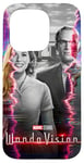 Coque pour iPhone 15 Pro Marvel WandaVision Scarlett With & Vision Glitch Poster