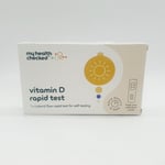 My Health Checked VITAMIN D Rapid Test Self Test Results in 10 min Exp 04/25