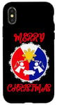 Coque pour iPhone X/XS Pinoy Drapeau philippin philippin soleil Noël ange crèche