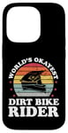 iPhone 14 Pro Worlds Okayest Dirt Bike Rider Motocross Boys Girls Men Case