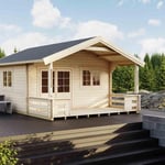 Luoman Stuga Lillevilla Saimaa 19,8 m2 - gästhus med terrass 19,8m2 0144 445 00