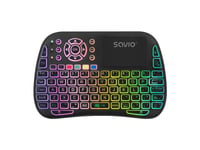 Savio SAVMKW-04, QWERTY, Engelska (USA), Styrplatta, PC computer / Laptop Windows / Linux Smart TV / Android TV TV BOX Xbox / PlayStation Projector..