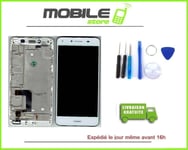 Vitre Tactile  + Ecran LCD + Châssis  pour HUAWEI Y5-2 Y5-II Blanc+ outils