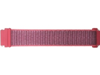Wave nylonband, 20 mm för smarta klockor och sportklockor, rosa