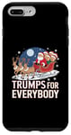 Coque pour iPhone 7 Plus/8 Plus Trumps For Everybody Santa Sleigh Christmas Holiday (Les