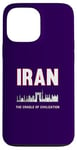 Coque pour iPhone 13 Pro Max Berceau de la civilisation iranienne de la fierté iranienne