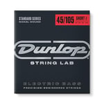 Dunlop Bass Nickel Wound DBN45105S Jeu de cordes basses 4 cordes moyen .045 - .105 Pouces échelle courte