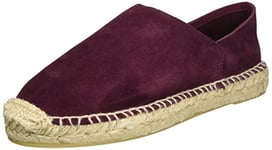 Vero Moda Vmkatrine Suede Women’s Espadrilles, Red (Fig), 8 UK (41 EU)