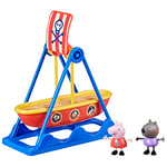 Peppa Pig Manège Bateau Pirate de Peppa, Coffret avec 2 Figurines, Jouet pour Enfants, Taille Unique