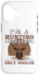 Coque pour iPhone 16 Parrain de chasse pour homme Chasse drôle Chasseur de cerf