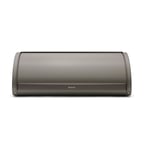 Brabantia Platinum Roll Top Bread Bin Grey