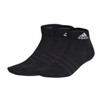 adidas Thin and Light 3 Pairs Chausettes basses, Black/White, S