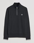 Fred Perry Half Zip Sweatshirt Black