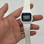 Casio Class Digital Watch F91W RETRO  Sports Alarm Resin Strap in White watch UK