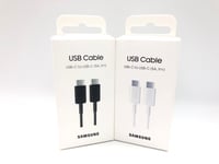 Original Samsung type USB-C to USB-C 5Amp Fast Charger Data Sync Lead EP-DN975