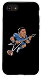 Coque pour iPhone SE (2020) / 7 / 8 Sunday Football Jeu de guitare Rock Roll pour adultes et enfants