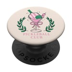 Pickleball Martini Club Femme Esthétique Sport PopSockets PopGrip Interchangeable