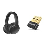 Panasonic RB-M700BE-K Deep Bass Wireless Overhead Headphones - Black, One Size &