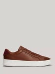 Tommy Hilfiger Leather Court Trainers, Winter Cognac