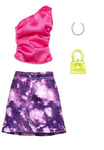 Barbie - Complete Look Fashion - Pink Top & Purple Skirt