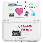 Coque pour Nintendo NEW 3DS XL avec votre prenom motif pixel facon jeux video